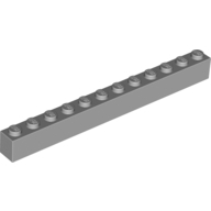 Lego kostka (kostička) 1x12, světle modro šedá (4211522)